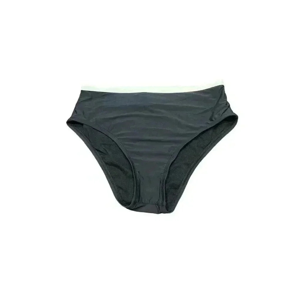 Antonio Melani Women’s Swimsuit Bottom Black With White Trim Size Small NWT‎